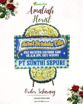 Papan Bunga Duka di Klitren